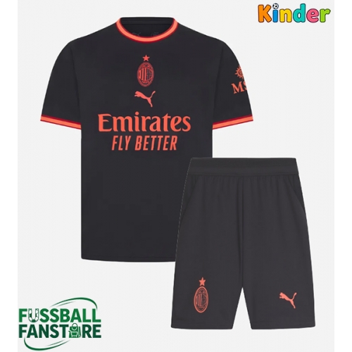 AC Milan Christopher Nkunku #18 Replik 3rd trikot Kinder 2026-27 Kurzarm (+ Kurze Hosen)